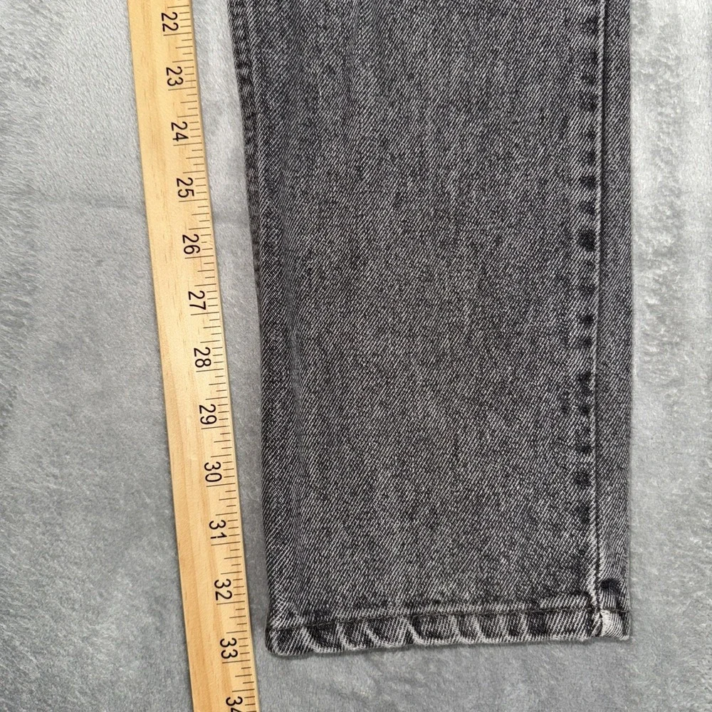 vintage levi's 512 silver tab denim jeans‎ size 34x33 acid wash black grunge 90s
